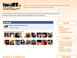 SmokeForWhat website version 1